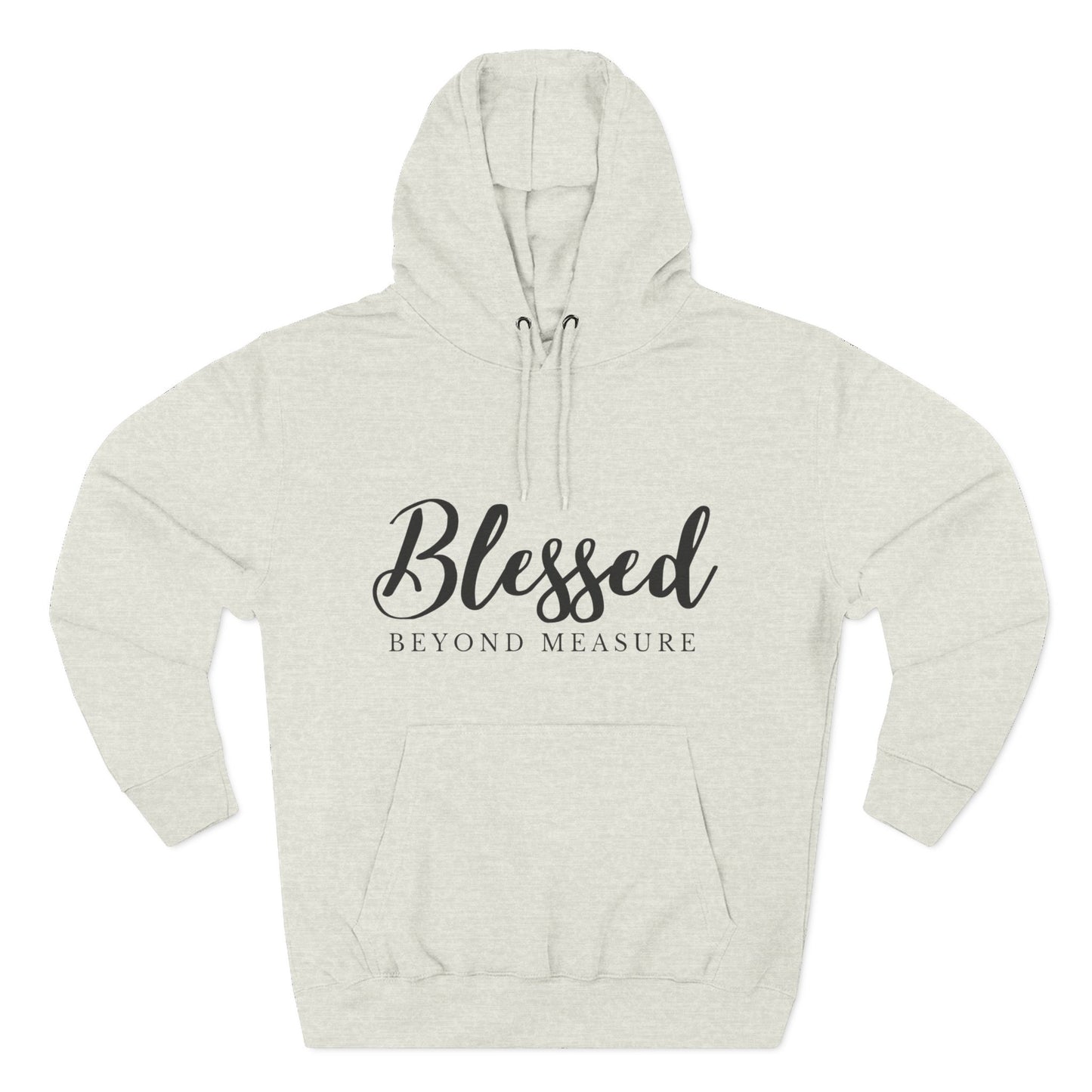 Blessed Beyond Measure – Christian Fleece Hoodie for Women