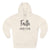 Faith Over Fear – Christian Fleece Hoodie for Women (Psalm 34)