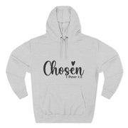 Chosen – Christian Fleece Hoodie for Women (1 Peter 1:2)
