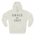 Grace Over Grit - Christian Fleece Hoodie for Women