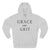 Grace Over Grit - Christian Fleece Hoodie for Women