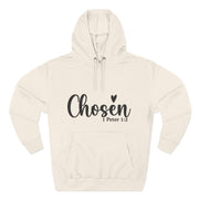 Chosen – Christian Fleece Hoodie for Women (1 Peter 1:2)