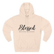 Blessed Beyond Measure – Christian Fleece Hoodie for Women