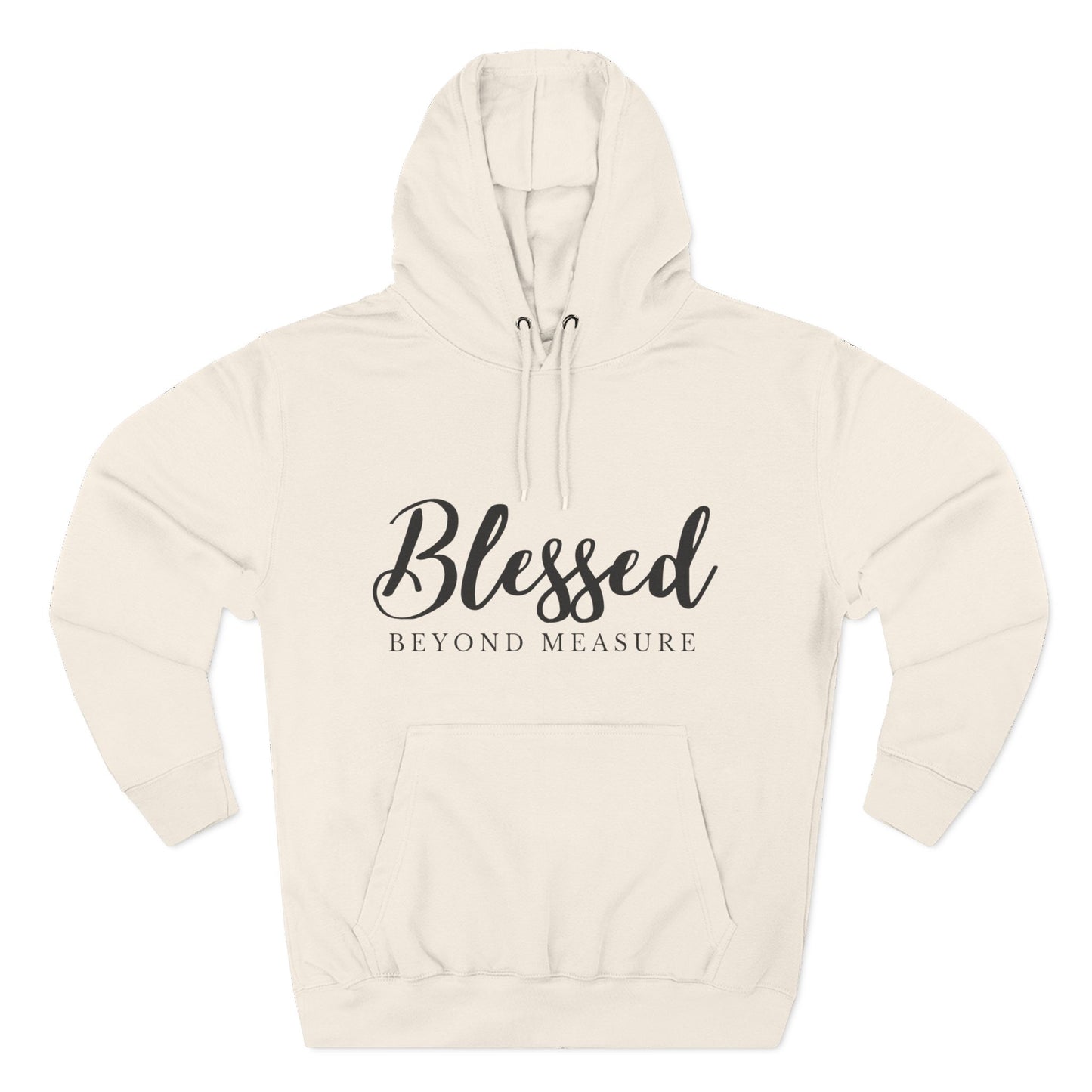 Blessed Beyond Measure – Christian Fleece Hoodie for Women