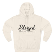 Blessed Beyond Measure – Christian Fleece Hoodie for Women