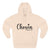 Chosen – Christian Fleece Hoodie for Women (1 Peter 1:2)