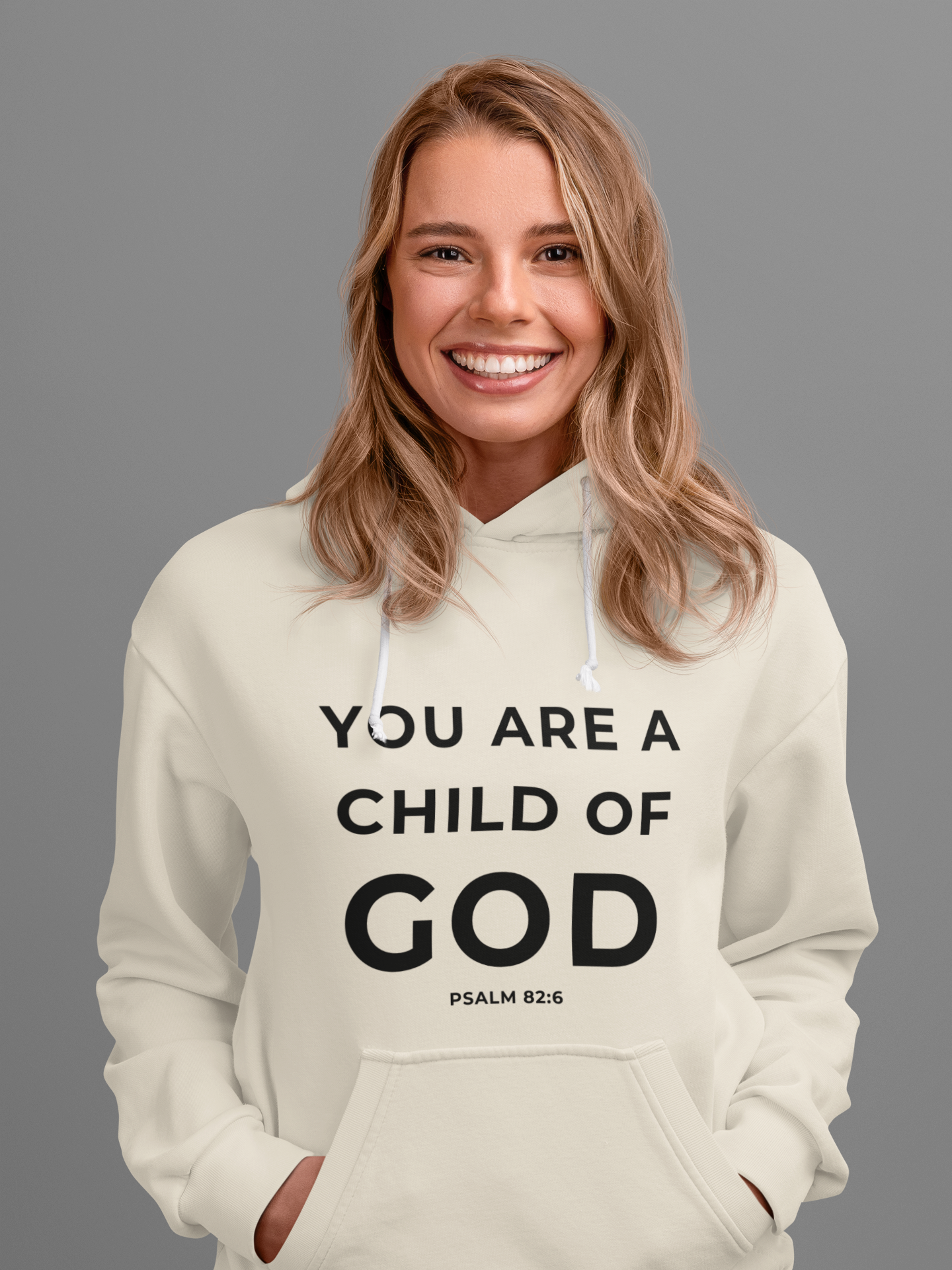 You Are a Child of God Hoodie – Faith-Based Comfort for Everyday Wear.