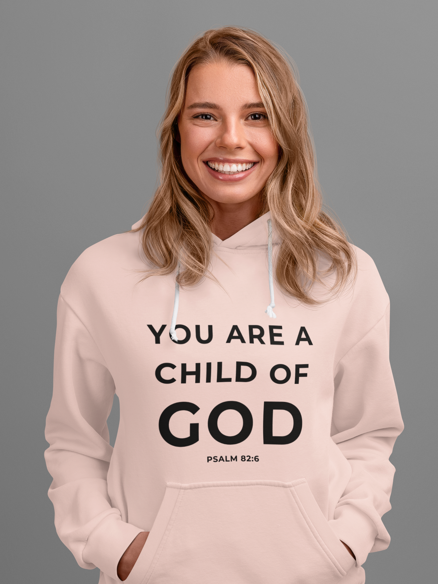 You Are a Child of God Hoodie – Faith-Based Comfort for Everyday Wear.