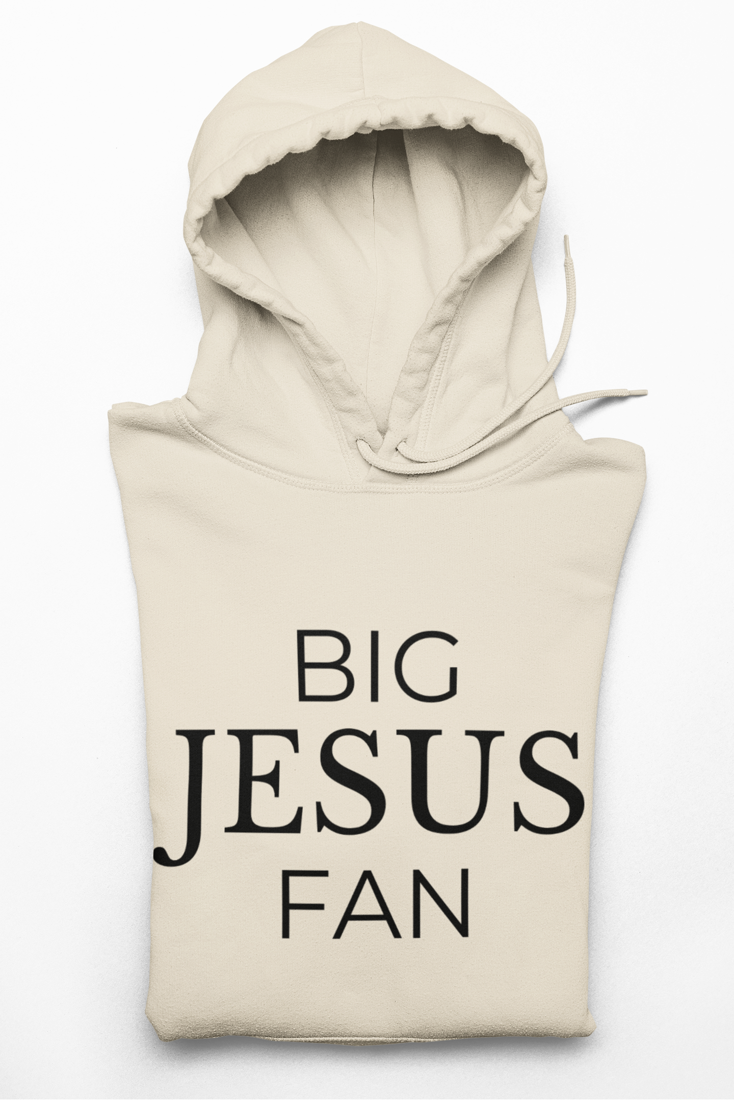 Big Jesus Fan Hoddie - Faith-Inspired Comfort for Everyday Wear.