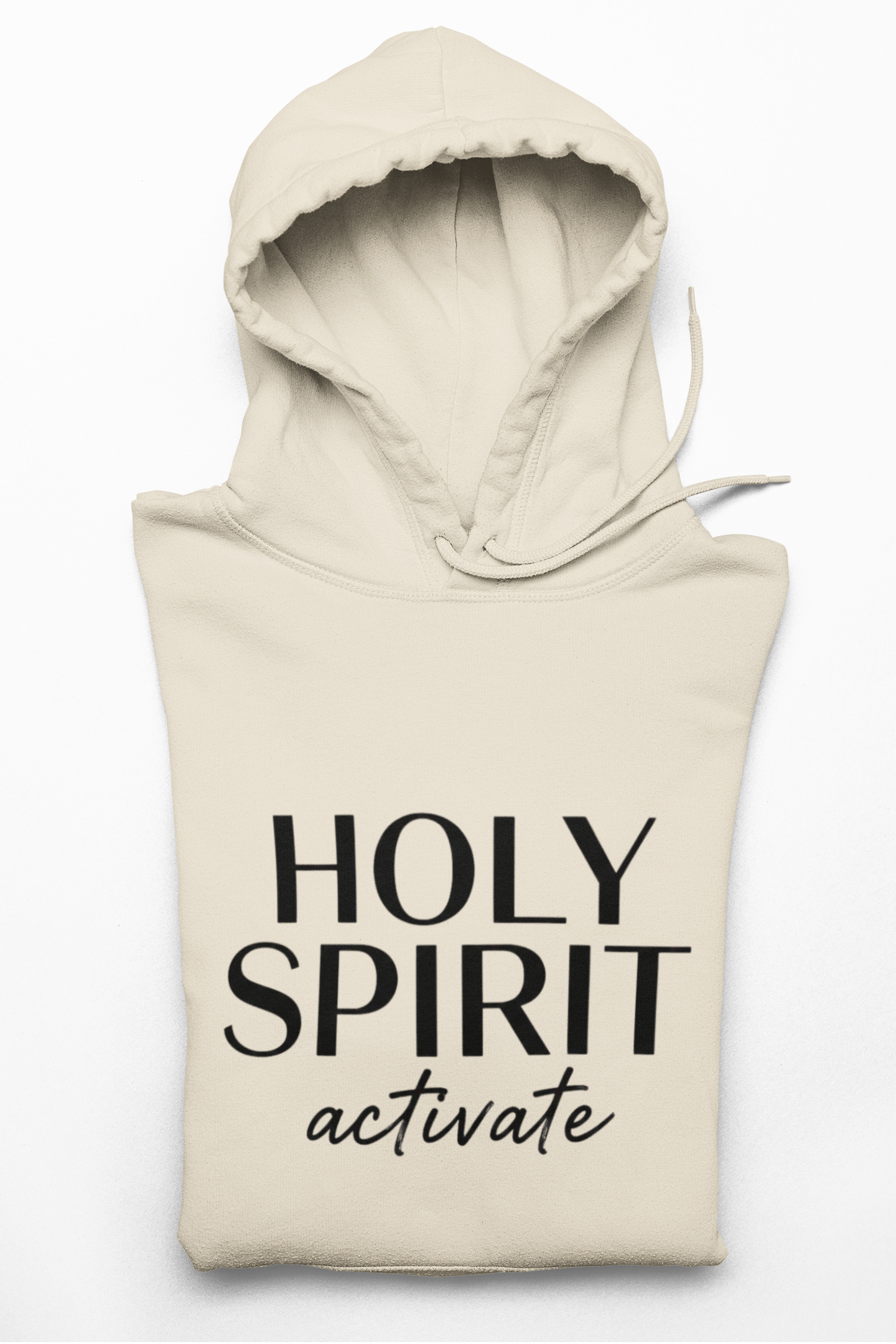 Holy Spirit Activate Hoodie – Faith-Inspired Comfort for Everyday Wear.