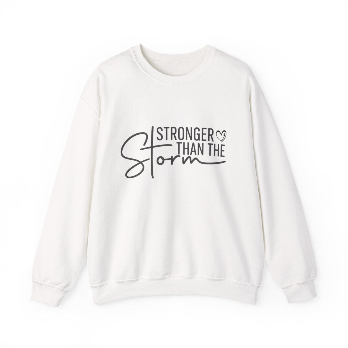 Stronger Than The Storm - Faith Crewneck Sweatshirt