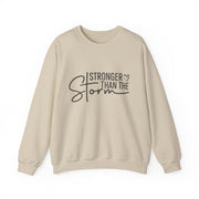 Stronger Than The Storm - Faith Crewneck Sweatshirt