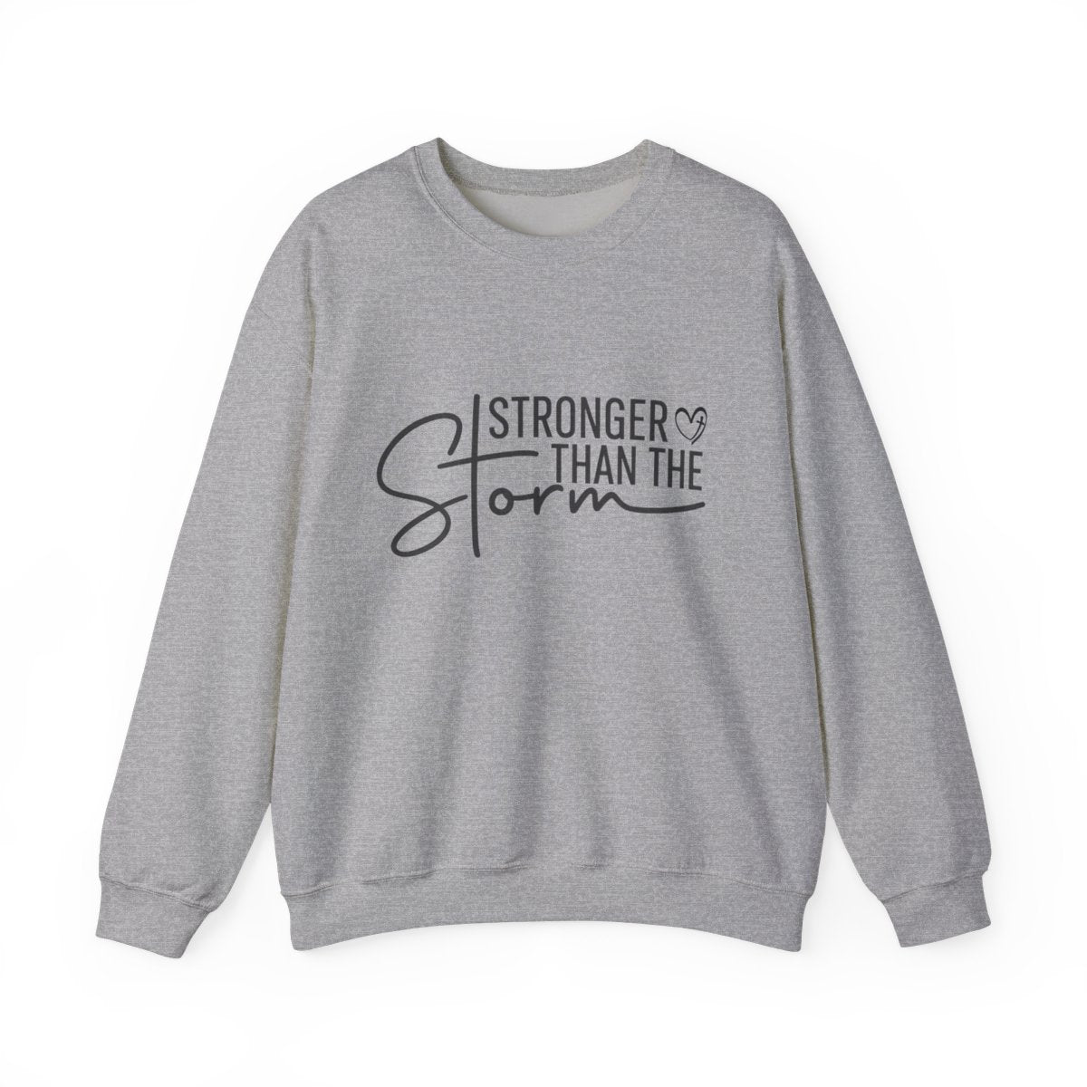 Stronger Than The Storm - Faith Crewneck Sweatshirt
