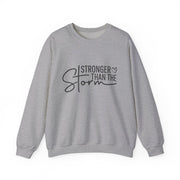 Stronger Than The Storm - Faith Crewneck Sweatshirt