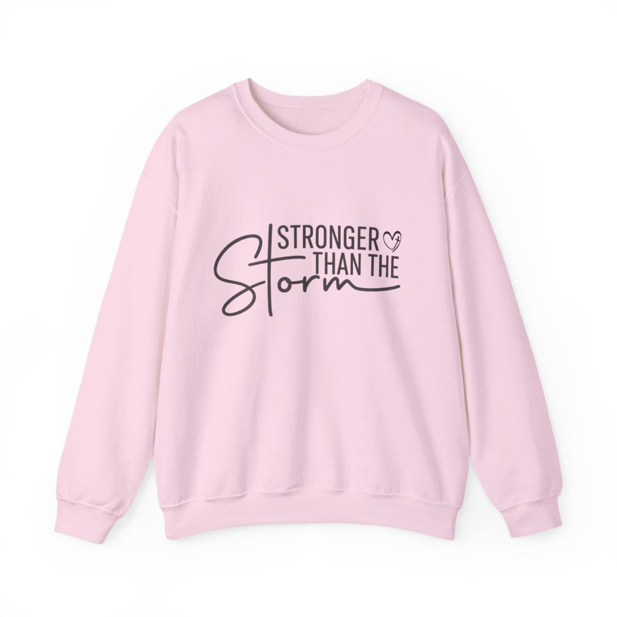 Stronger Than The Storm - Faith Crewneck Sweatshirt